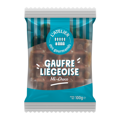 Grande gaufre liégeoise sucrée Michoco 100g (Bte : 24 )