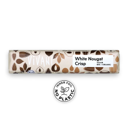 Barre de chocolat blanc Nougat croustillant 35g (Bte de 18 pcs)