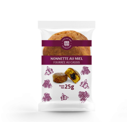 Nonnettes miel-cassis sachet fraîcheur 1pc 25grs (Bte : 40pcs)