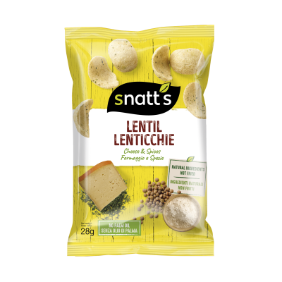Lentil Chips Fromage et fines Herbes 28g (Bte: 32 pcs)