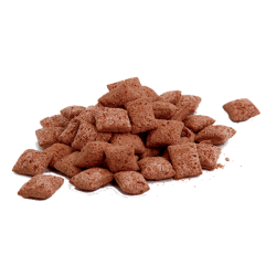 Carrés céréales fourré chocolat-noisettes  500grs (Bte : 14pcs)