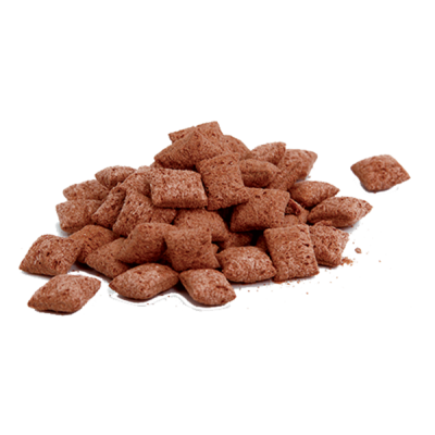 Carrés céréales fourré chocolat-noisettes  500grs (Bte : 14pcs)