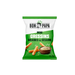 Mini gressins aux graines de sésame 30g (Bte : 70 pcs)