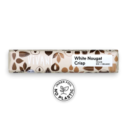 Barre de chocolat blanc Nougat croustillant BIO 35g VIVANI (Bte de 18 pcs)