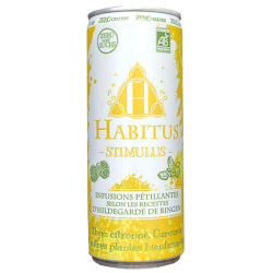 Infusion pétillante Habitus Stimulus BIO cannette slim 25cl (colis de 24 unités)