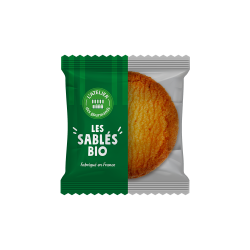 Sablés bio PB de la Mére Poulard sachet fraîcheur 2pc 18.3grs (Bte : 160pcs)