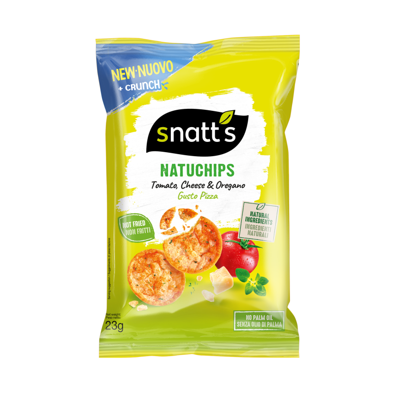 Natuchips pop Tomate, Fromage Origan 23g  (Bte: 28 pcs)