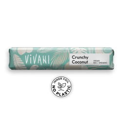 Barre de chocolat lait coco croustillant BIO 35g VIVANI (Bte de 18 pcs)