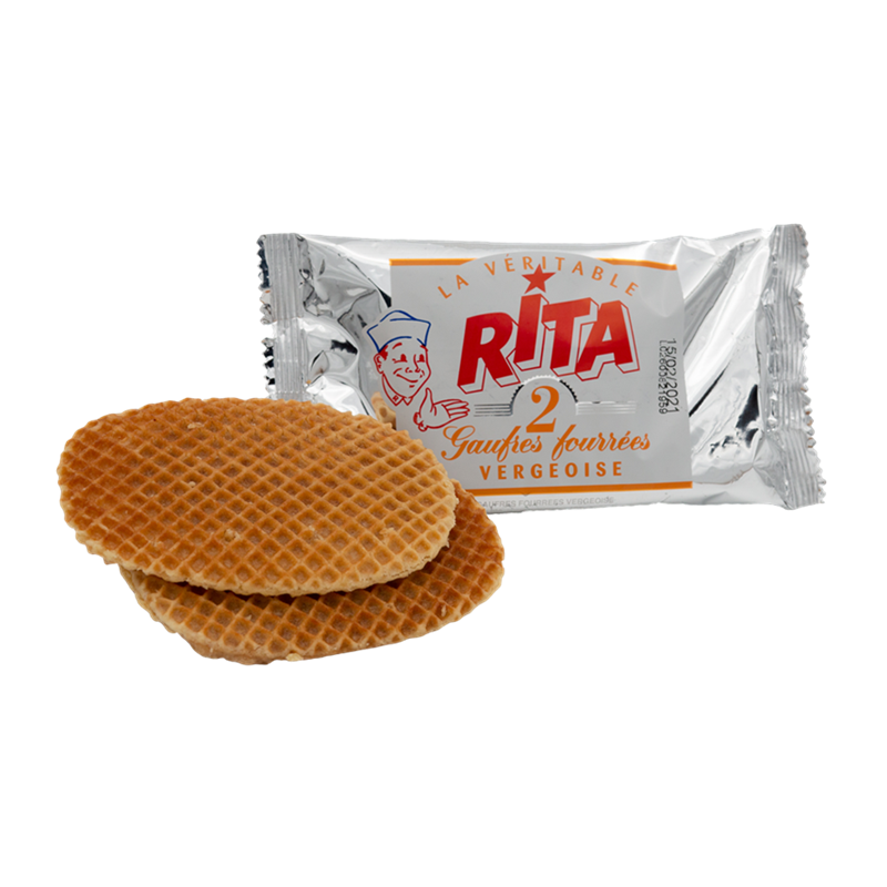 Gaufre Rita vergeoise 2x30gr x5 (Bte : 100pcs)