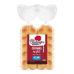 Pain au lait 35g (Bte : 100pcs soit 5 pochons de 20pcs)