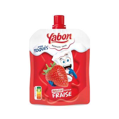 Yaourt à boire fraise en gourde 80grs(Bte : 65pcs)