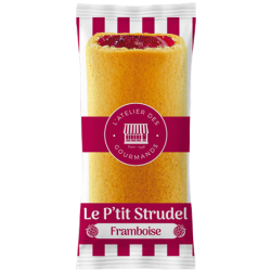 Le P’tit Strudel moelleux  Framboise 20g (Bte : 180pcs)