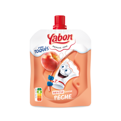 Yaourt à boire péche en gourde 80grs(Bte : 65pcs)