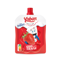 Yaourt à boire fraise en gourde 80grs(Bte : 65pcs)